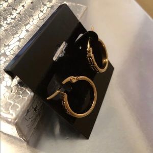 Gold plated lady’s Hoops earrings